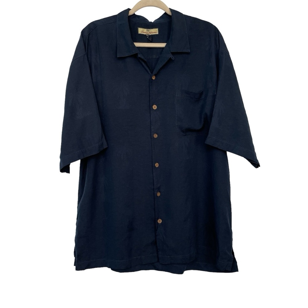 Tommy Bahama Liquid Asset 100% Silk Light Brown Island Shirt
